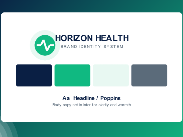 Horizon Health Brand Refresh project preview